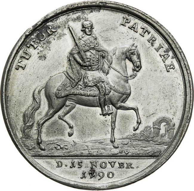 Medaila 1790 - reverz