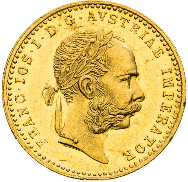 Dukát 1889 - avers