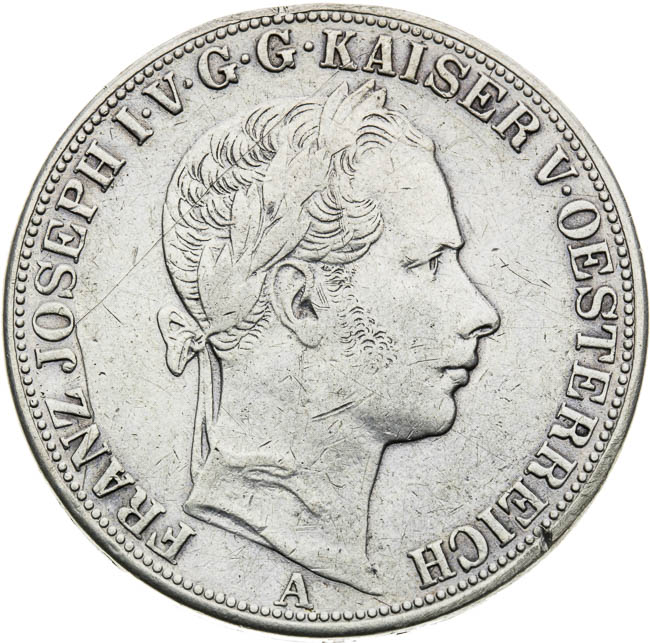Spolkový tolar 1858 - avers