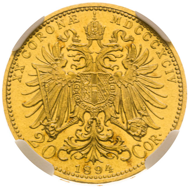 20 Korona 1894 - revers