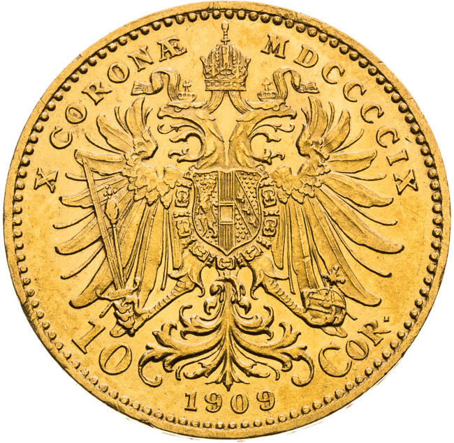 10 Corona 1909 - back