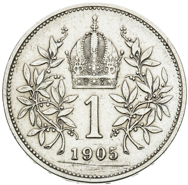 Korona 1905 - revers