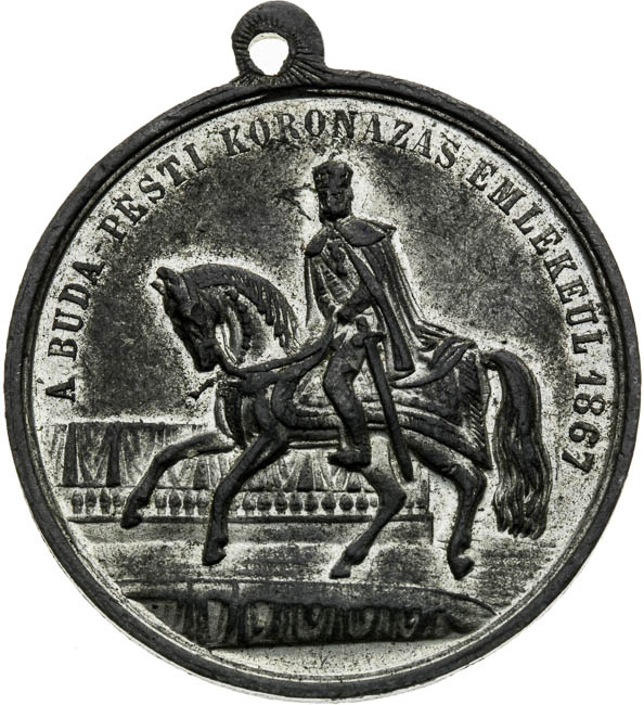 Medaila 1867 - averz