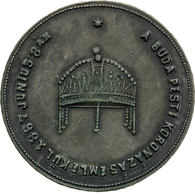 Medaila 1867 - reverz