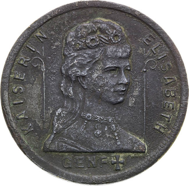 Medaila 1898 - averz