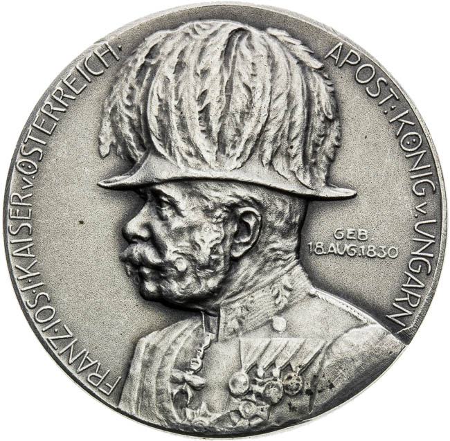 Strieborná medaila 1916 - averz