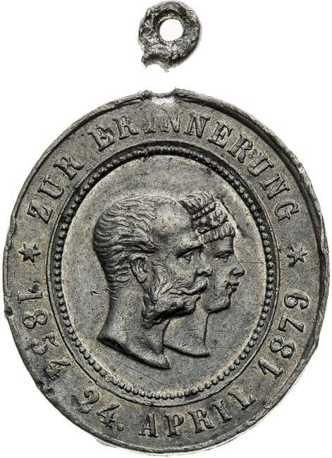 Medaila 1879 - averz