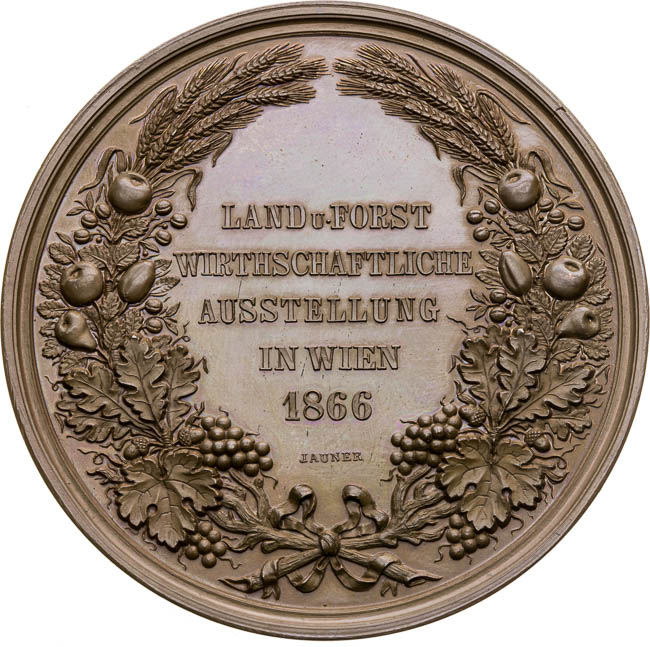 Medal 1866 - back