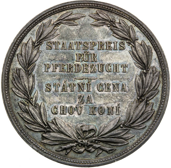 Silver medal  - back