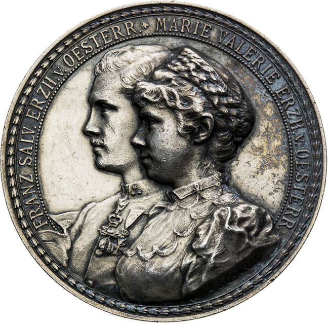 Silver medal 1890 - front