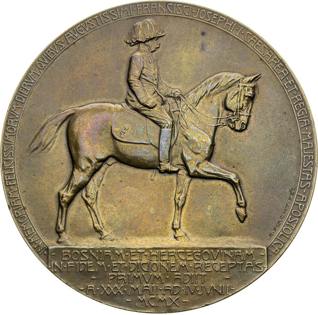 Medaila 1910 - averz