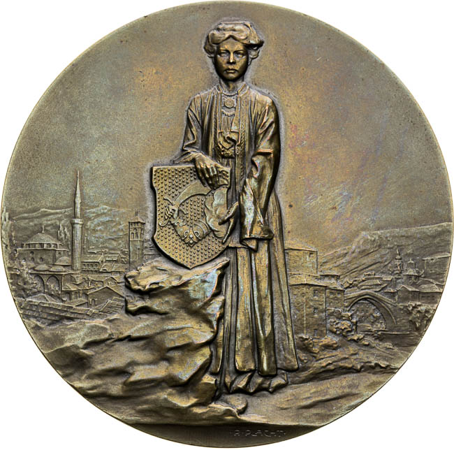 Medaila 1910 - reverz