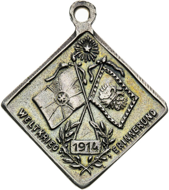 Strieborná klipa 1914 - reverz
