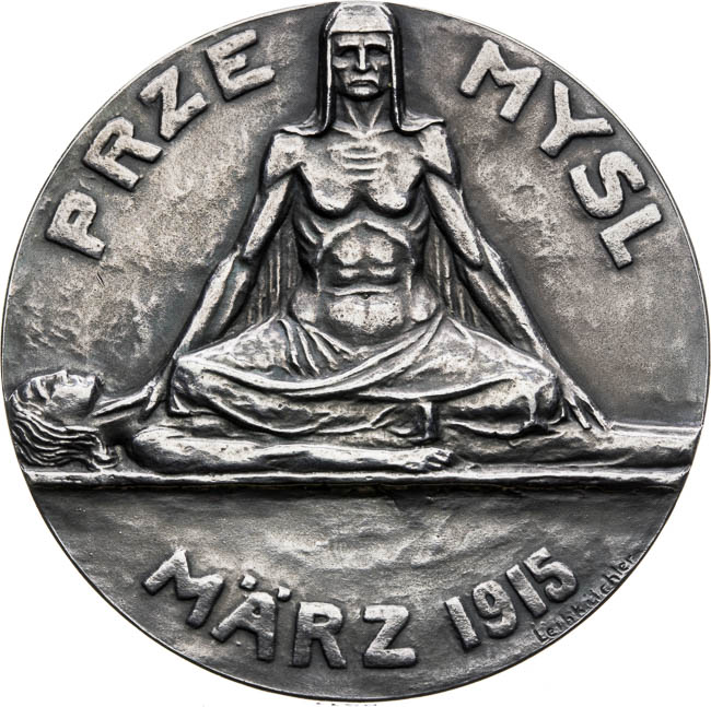 Silver medal 1915 - back