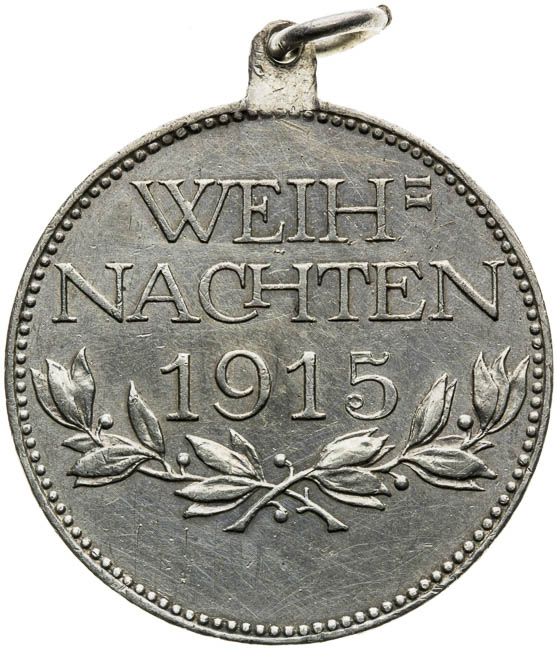 Silver medal 1915 - back
