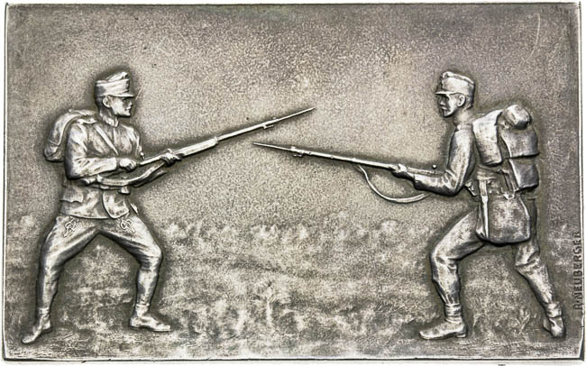 Silver Plaque 1914 - front
