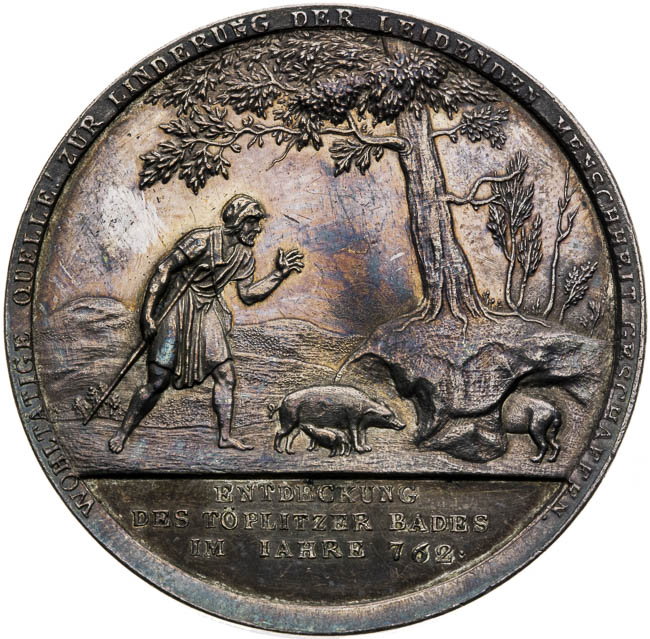 Silver medal 1806 - back