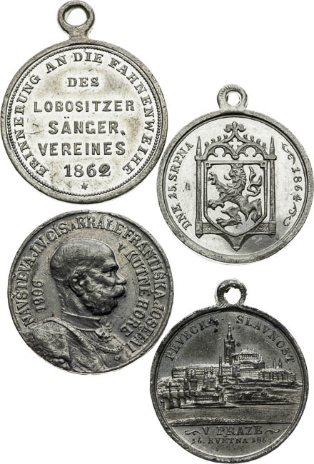 Medaily (4 ks) - averz