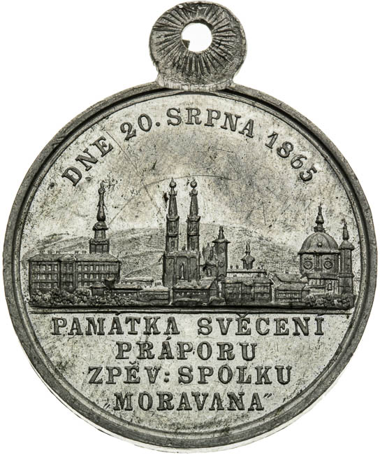 Medaila 1865 - averz