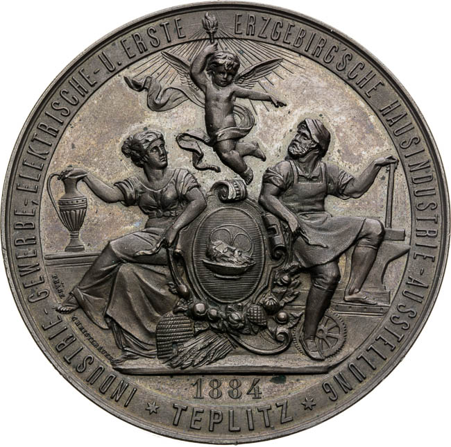 Medal 1884 - back