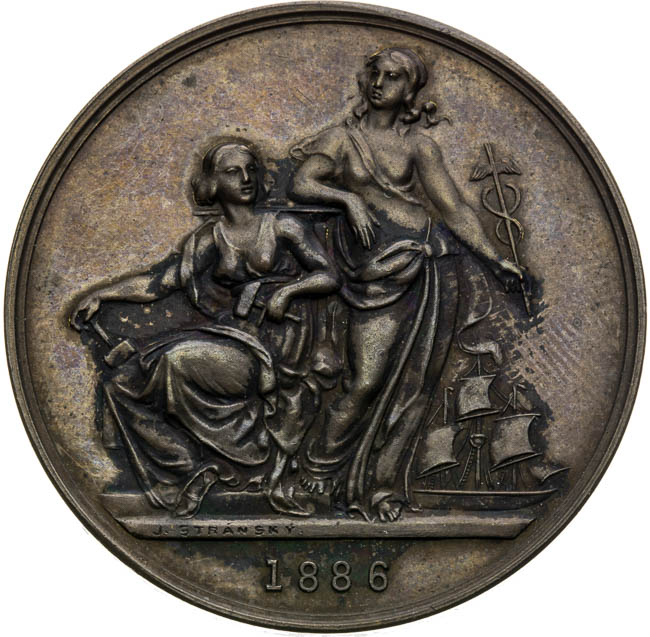 Medal 1886 - front