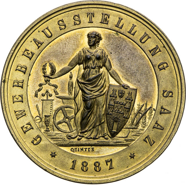 Medal 1887 - front