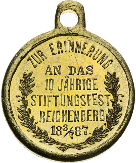 Medal 1887 - back