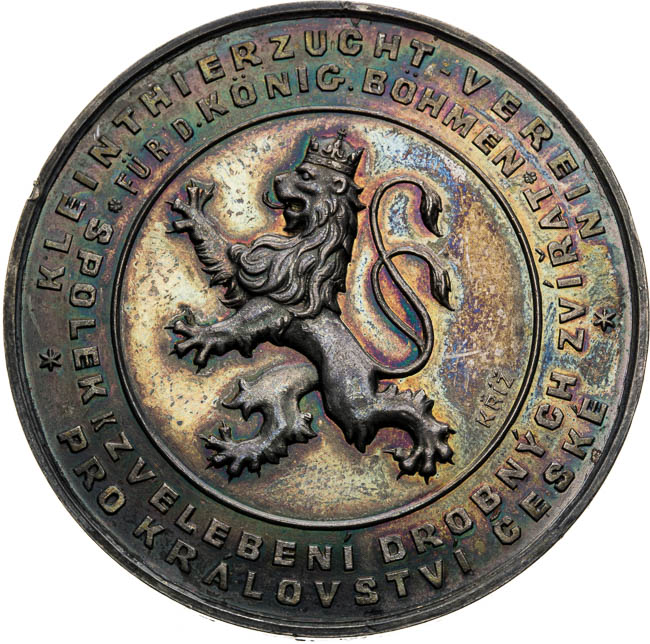 Silver medal  - front