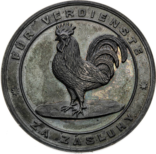 Silver medal  - back