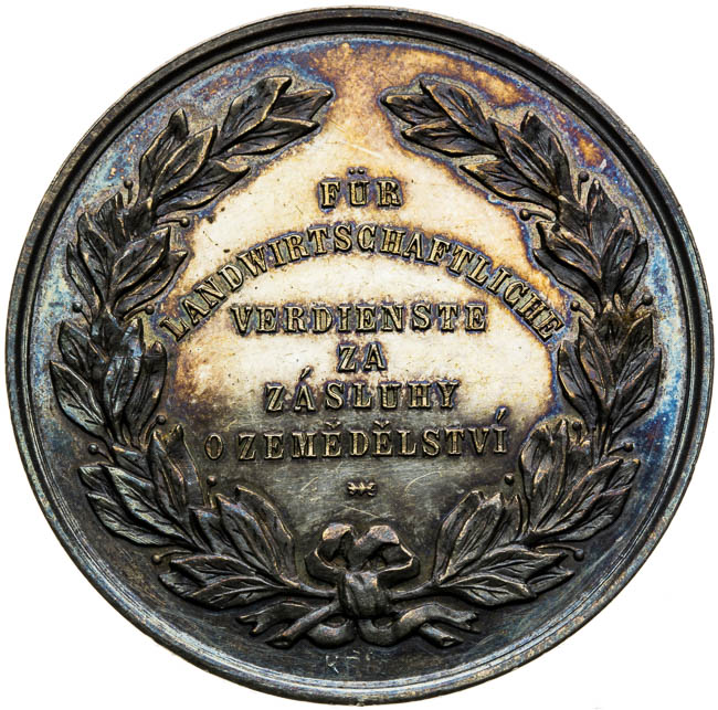 Silver medal  - back