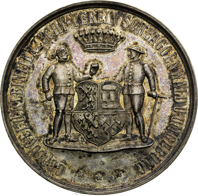Silver medal  - front