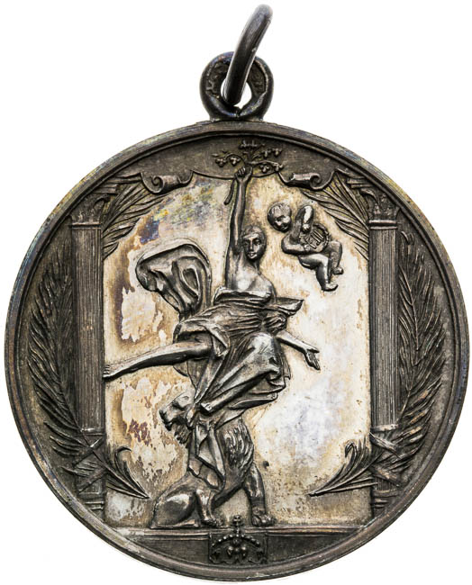 Silver medal 1891 - front