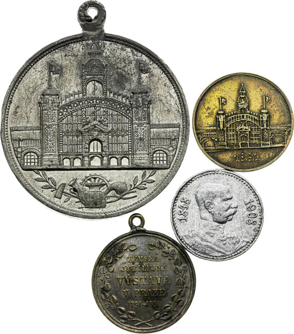 Medal 1891 (4 pcs) - back