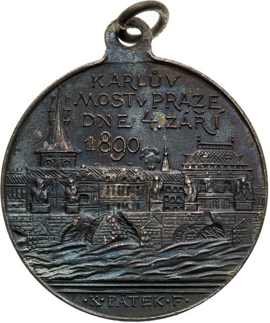 Silver medal 1892 - back