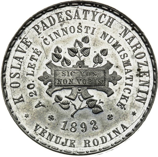 Medal 1892 - back