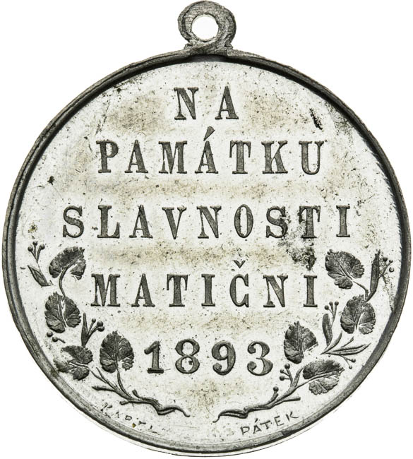 Medal 1893 - back