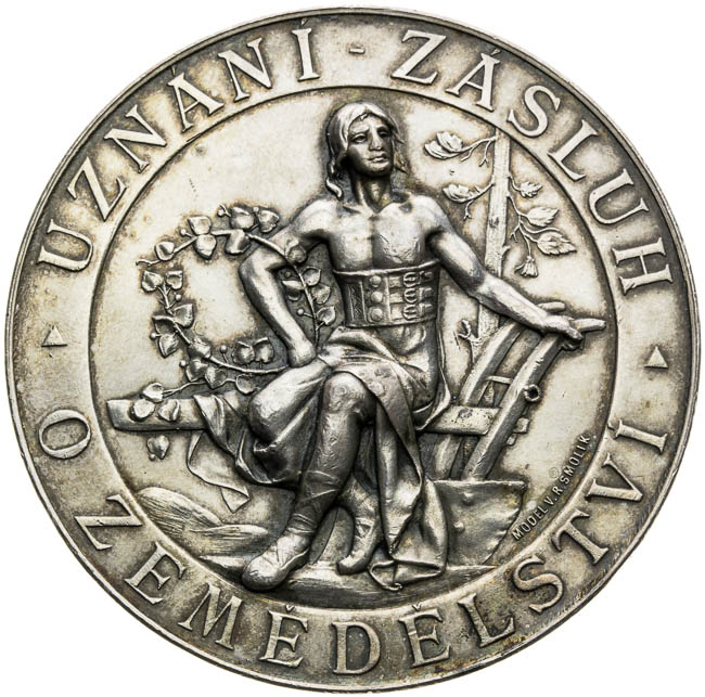 Silver medal 1894 - back