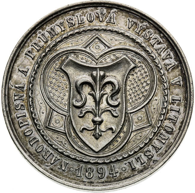 Silver medal 1894 - back
