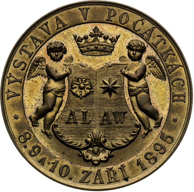 Medaila 1895 - averz