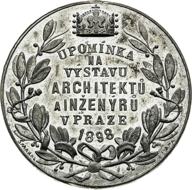 Medaila 1895 - reverz