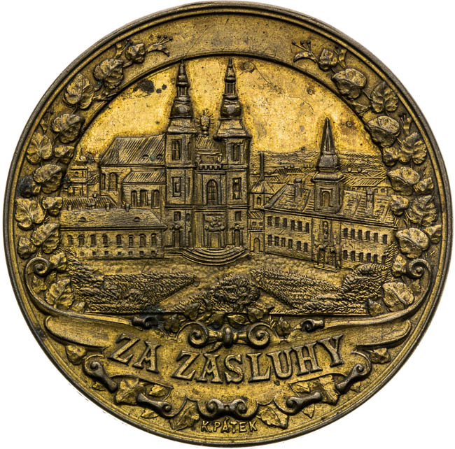 Medaila 1896 - averz