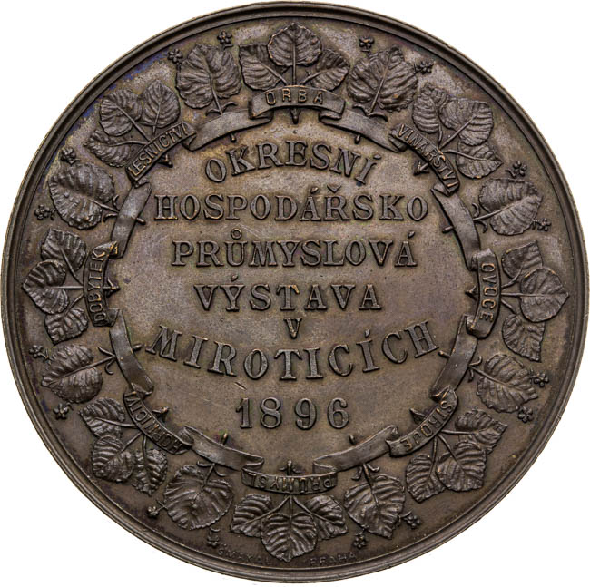 Medaila 1896 - reverz