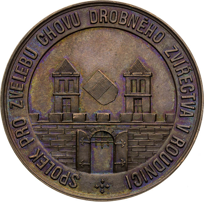 Medaila 1897 - averz