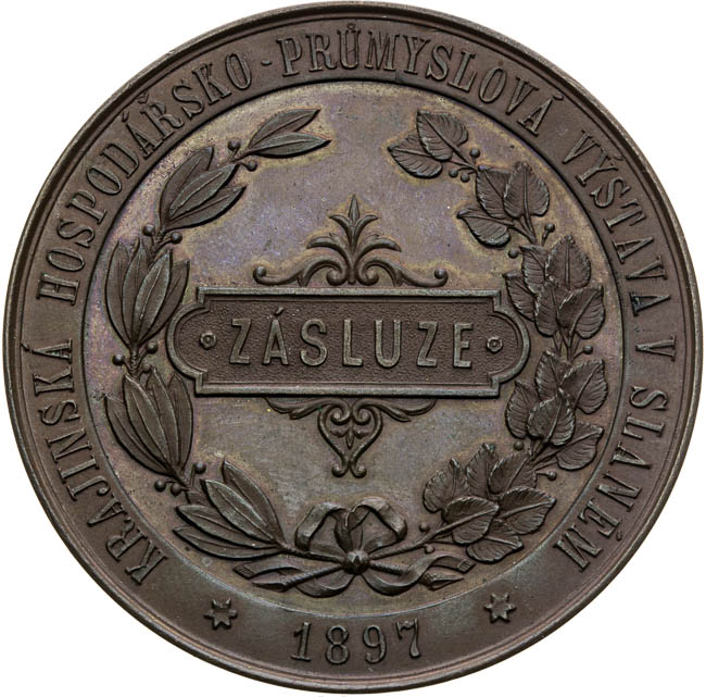 Medaila 1897 - reverz