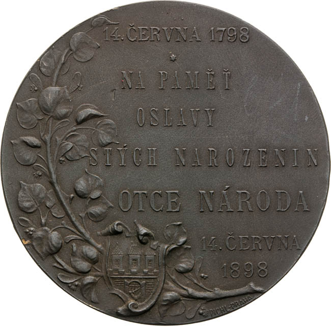 Medal 1898 - back