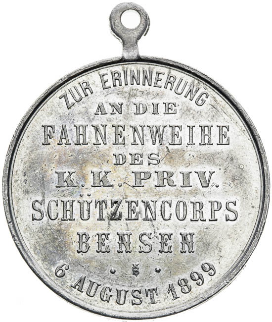 Medal 1899 - back