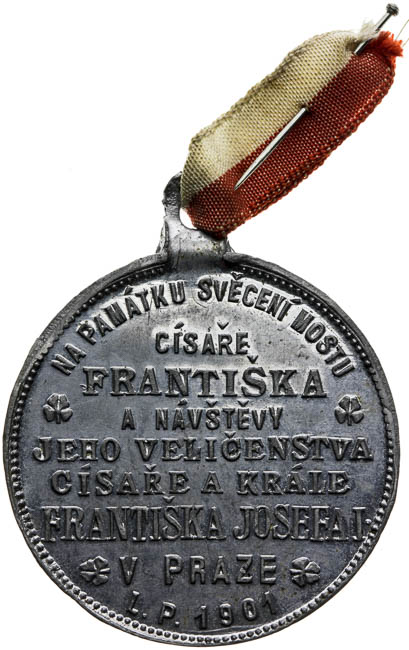 Medal 1901 - back