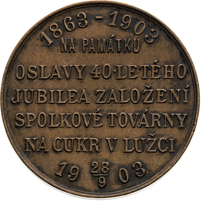 Medal 1903 - back