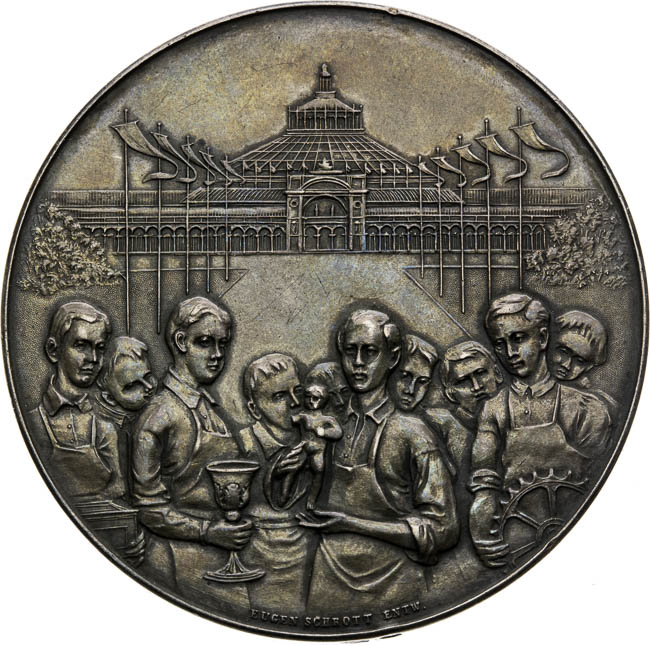 Silver medal 1904 - back