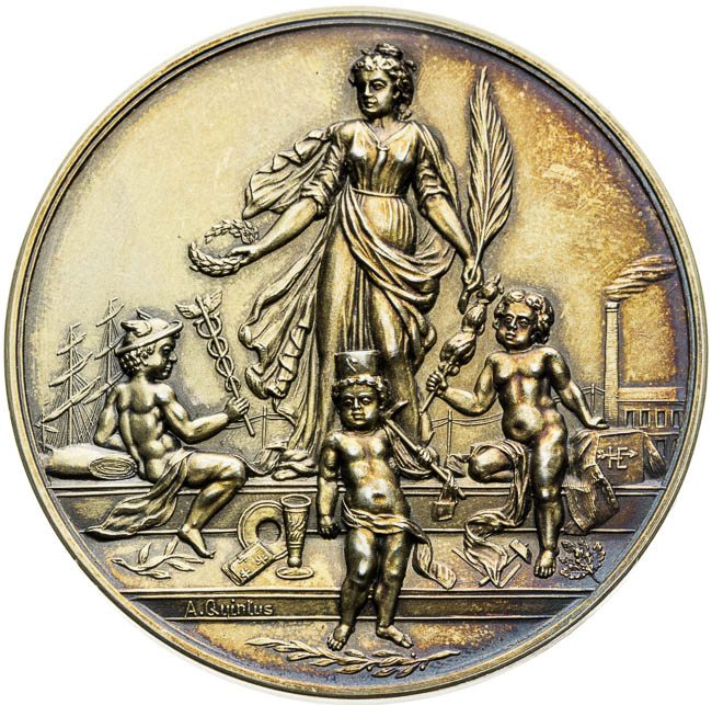 Silver medal 1906 - front